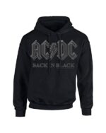 Ac/Dc Back In Black Mens Hoodie Huppari