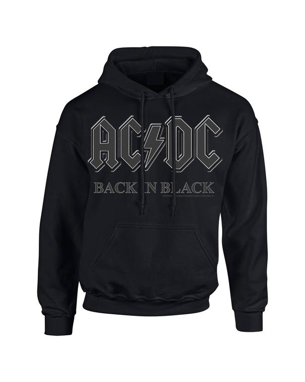 Ac/Dc Back In Black Mens Hoodie Huppari