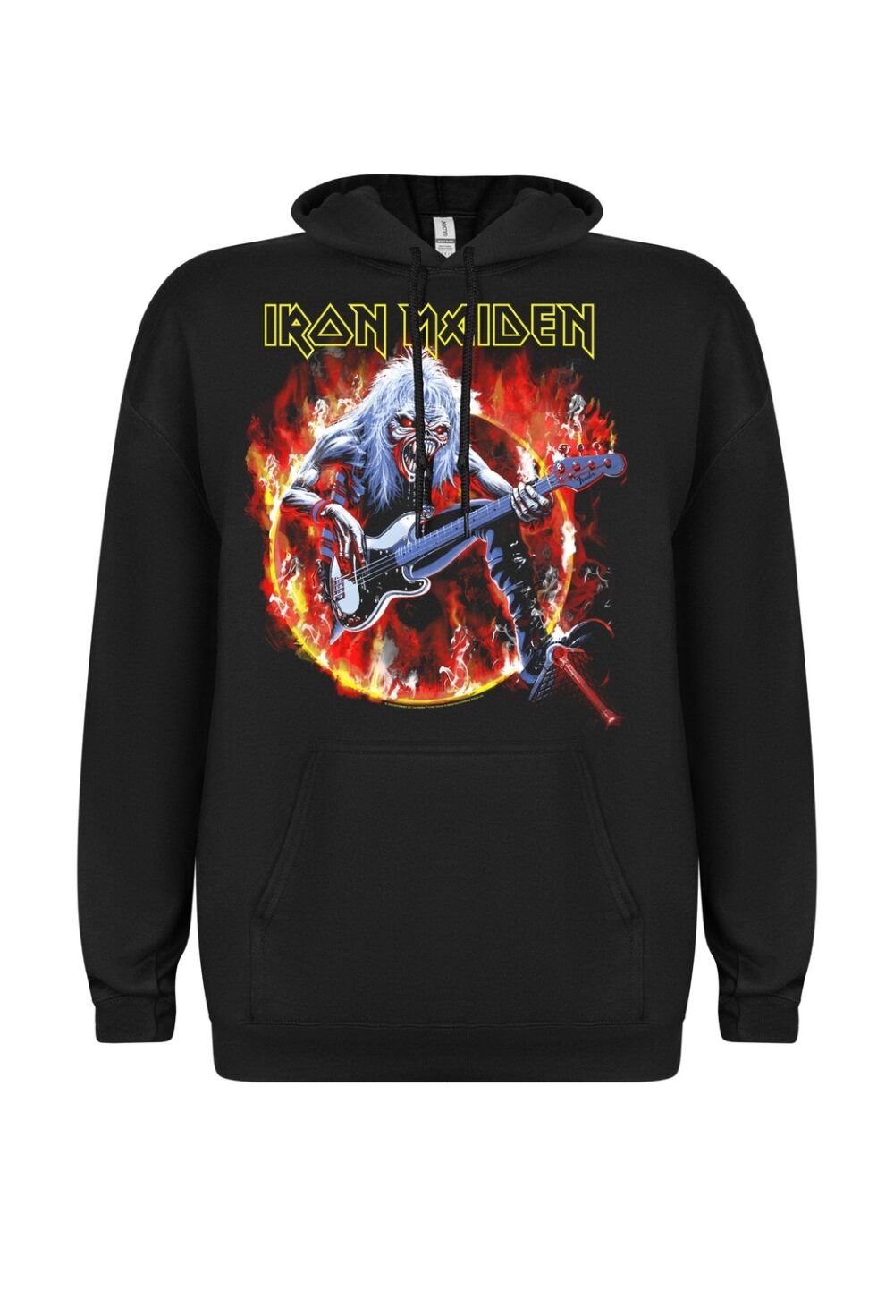 Iron Maiden Eddie Live Flames Huppari