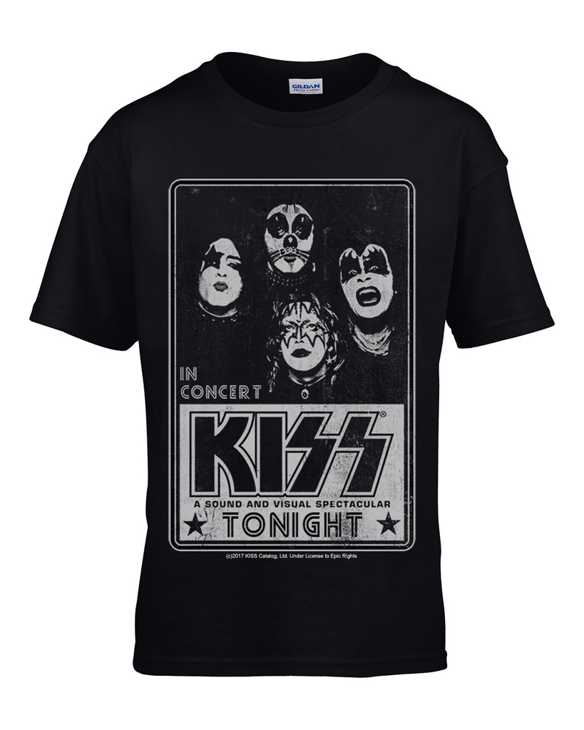 Kiss - Concert Poster Lasten T-Paita