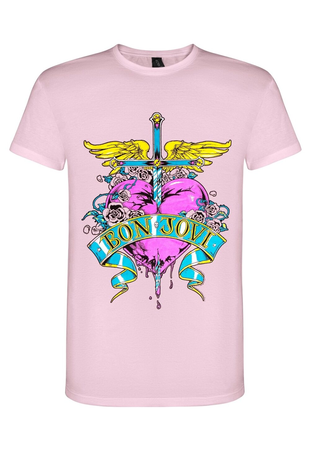 Bon Jovi Heart Vintage T-Paita