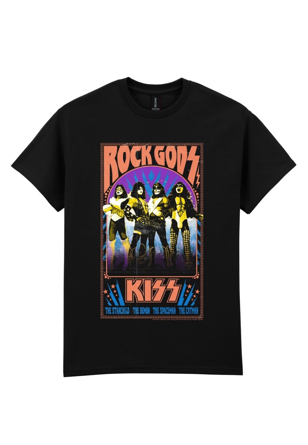 Kiss Rock Gods T-Paita