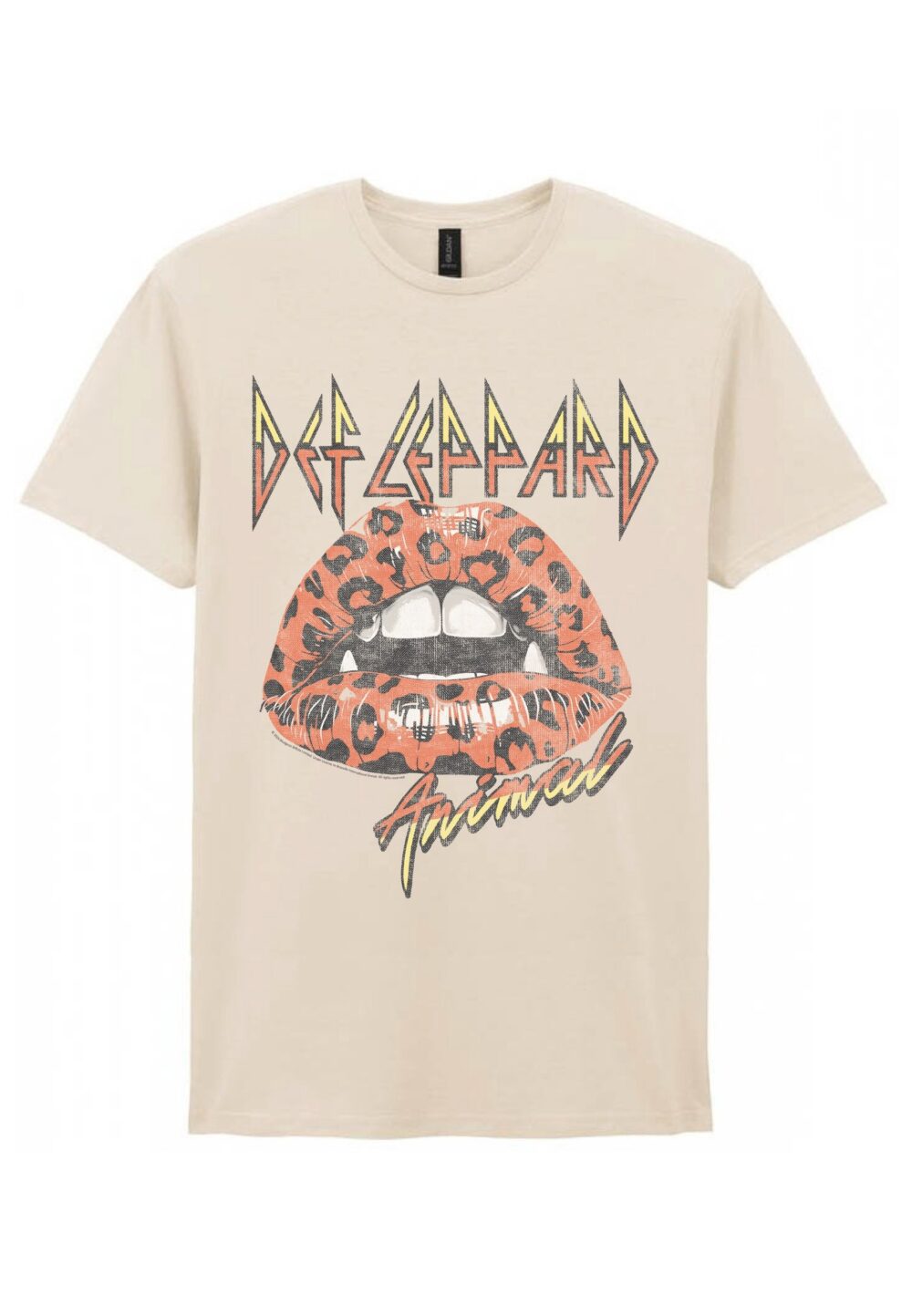Def Leppard Leopard Lips T-Paita