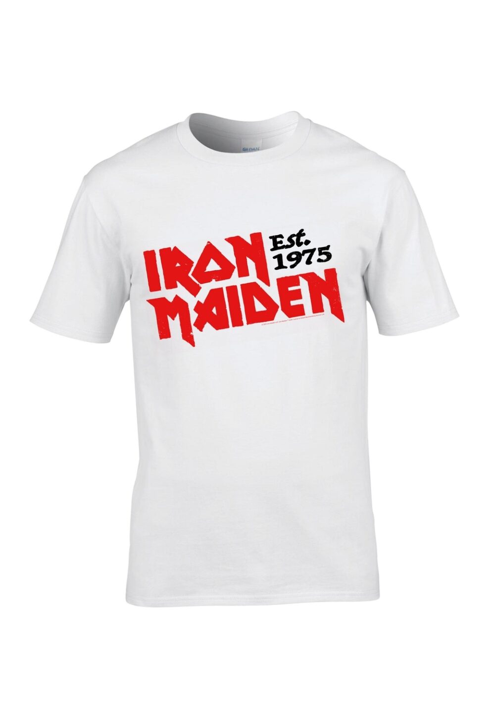 Iron Maiden Slanted Established Logo T-Paita