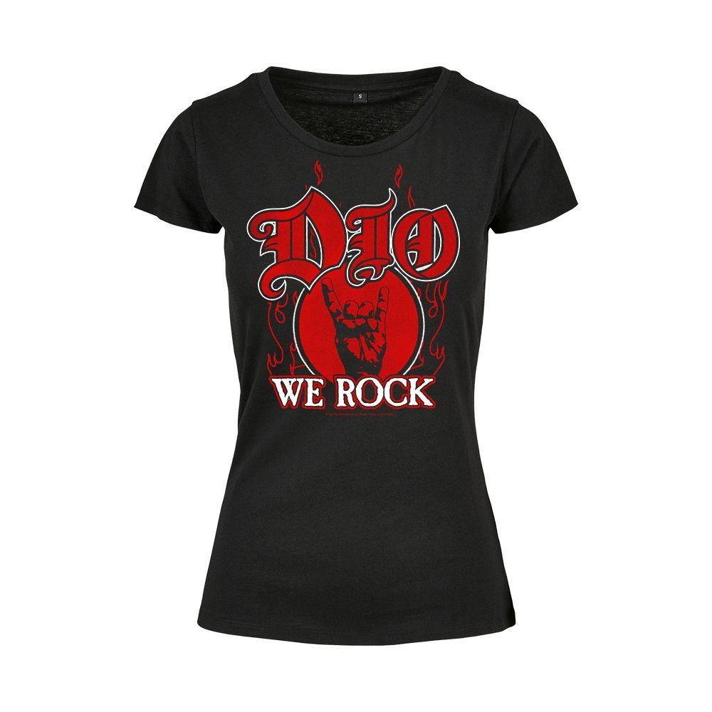 Dio - We Rock (lady) Naisten T-Paita