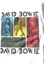 David Bowie Mick Rock College T-Paita
