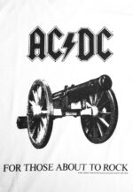 AC/DC For Those about to rock T-Paita