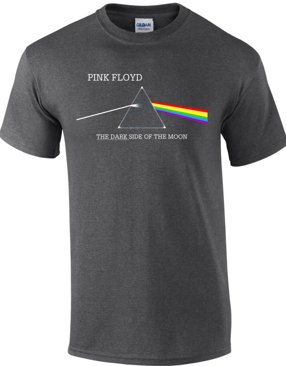 Pink Floyd - Dark side of the moon Album harmaa1 T-Paita