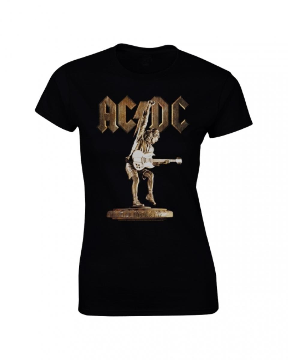 Ac/Dc Stiff Upper Lip Fitted T-Shirt (lady) Naisten T-Paita