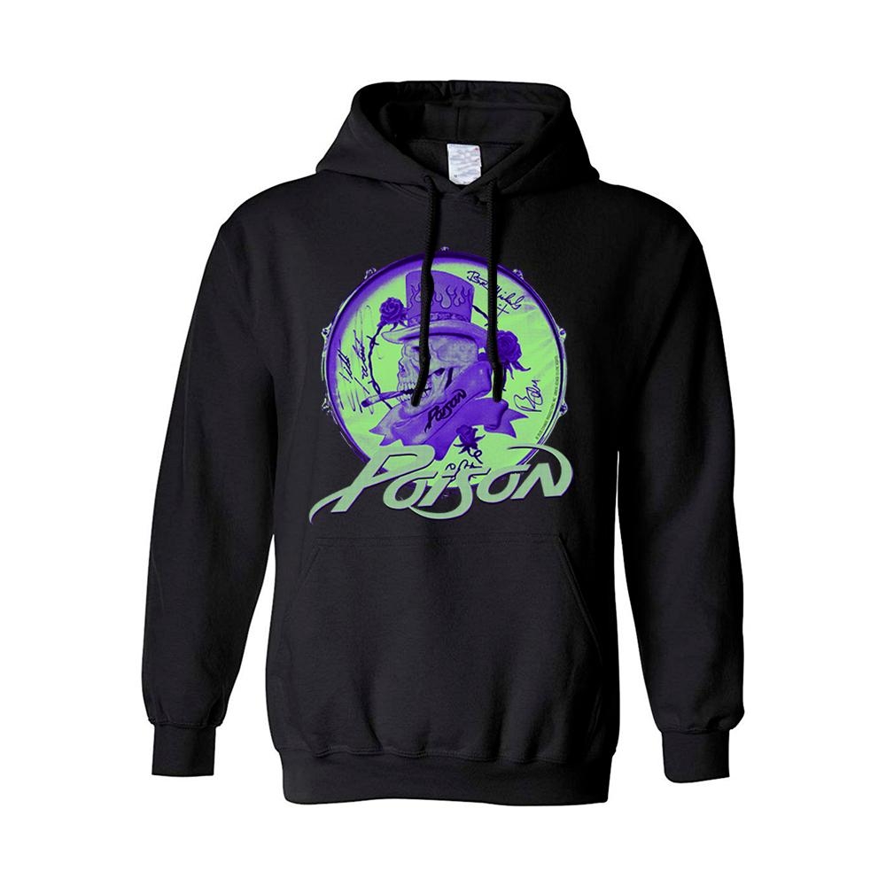 Poison Smoking Skull Huppari