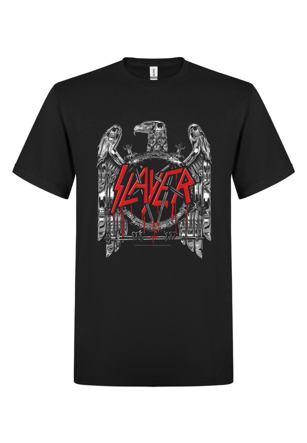 Slayer Chrome Eagle T-Paita