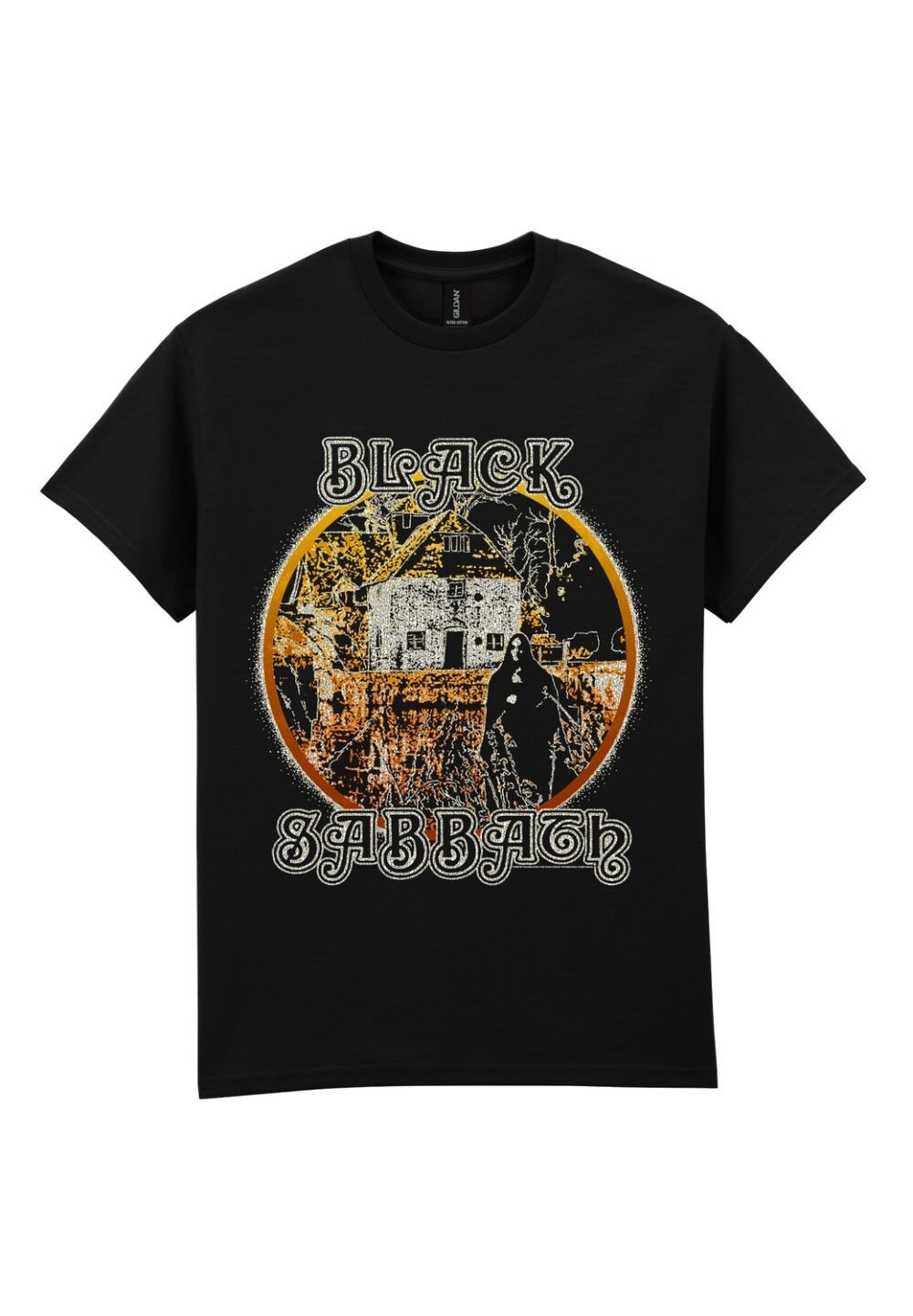 Black Sabbath Black Sabbath Debut Cracked T-Paita