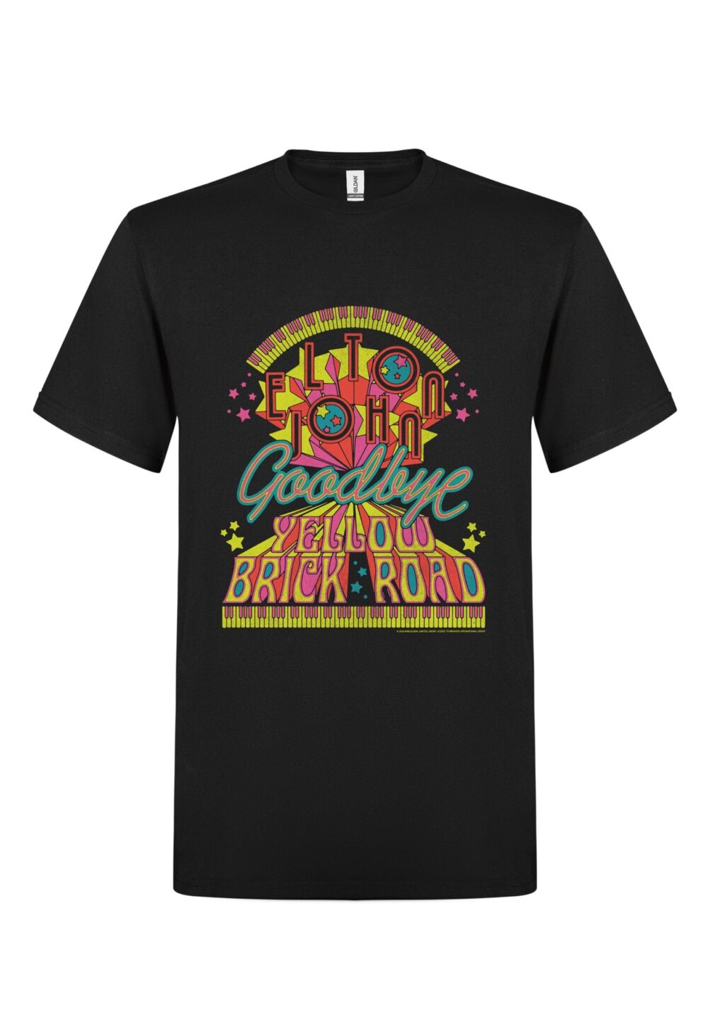 Elton John Goodbuy Yellow Brick Road T-Paita