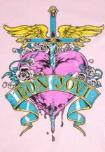 Bon Jovi Heart Vintage T-Paita