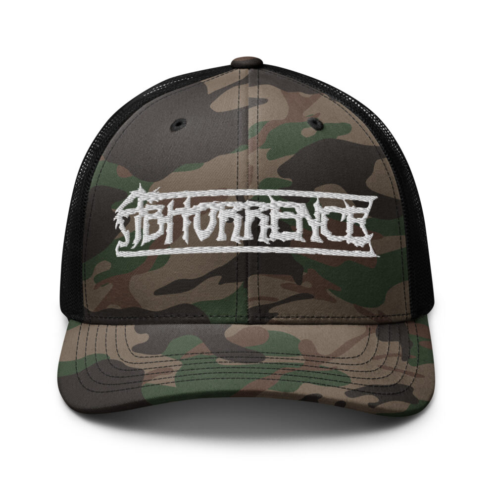 Abhorrence - Camouflage trucker hat