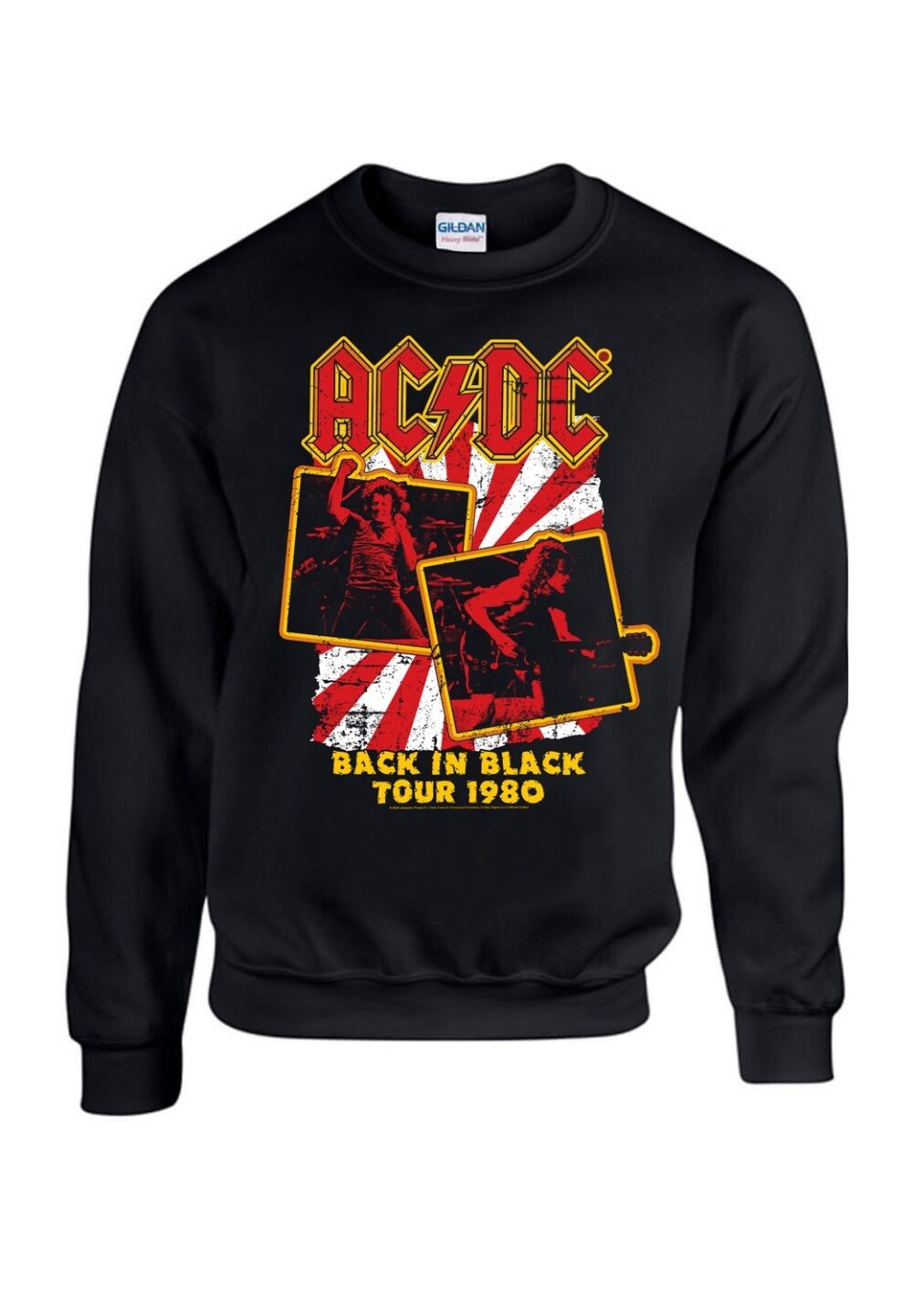 Ac/dc Back in Black Tour 1980 college