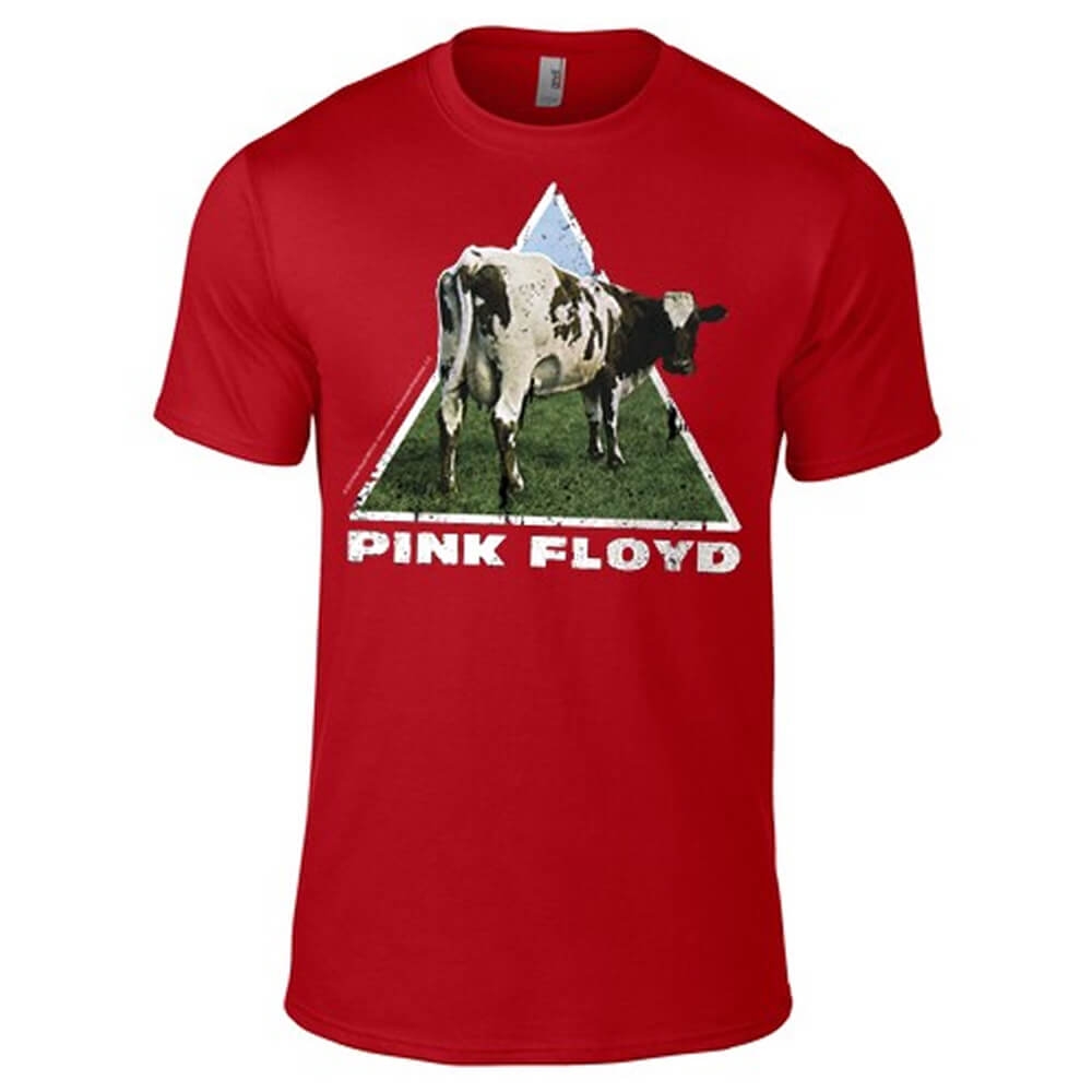 Pink Floyd - Atom Heart Punainen T-Paita