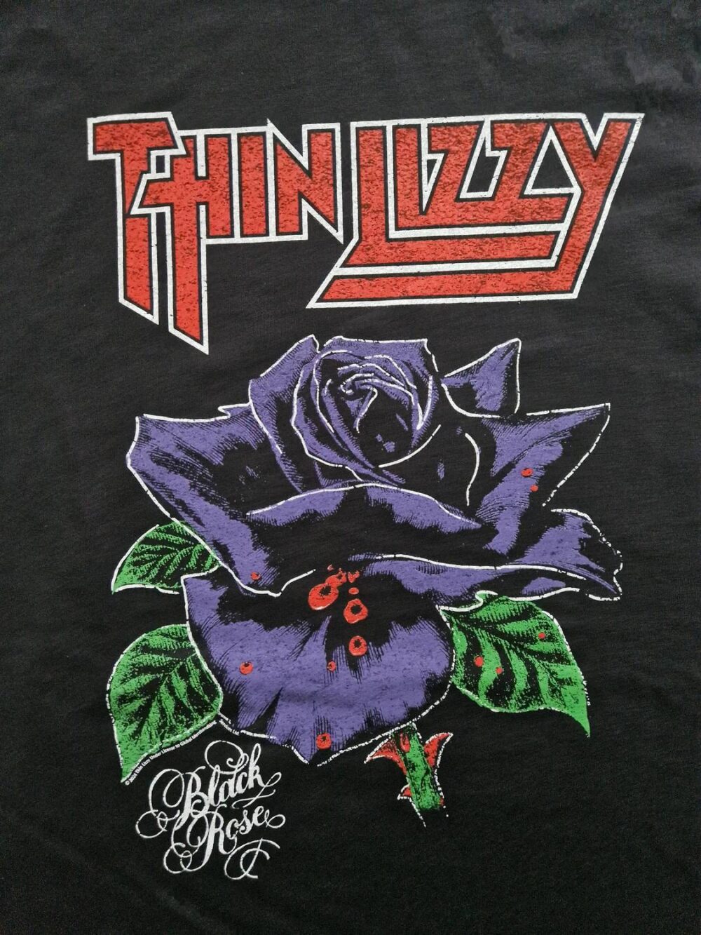 Thin Lizzy Black Rose T-Paita