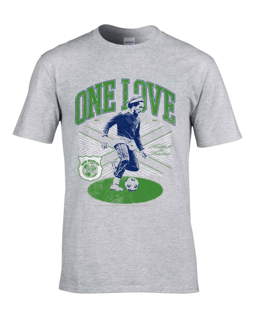 Bob Marley One Love, FootBall T-Paita
