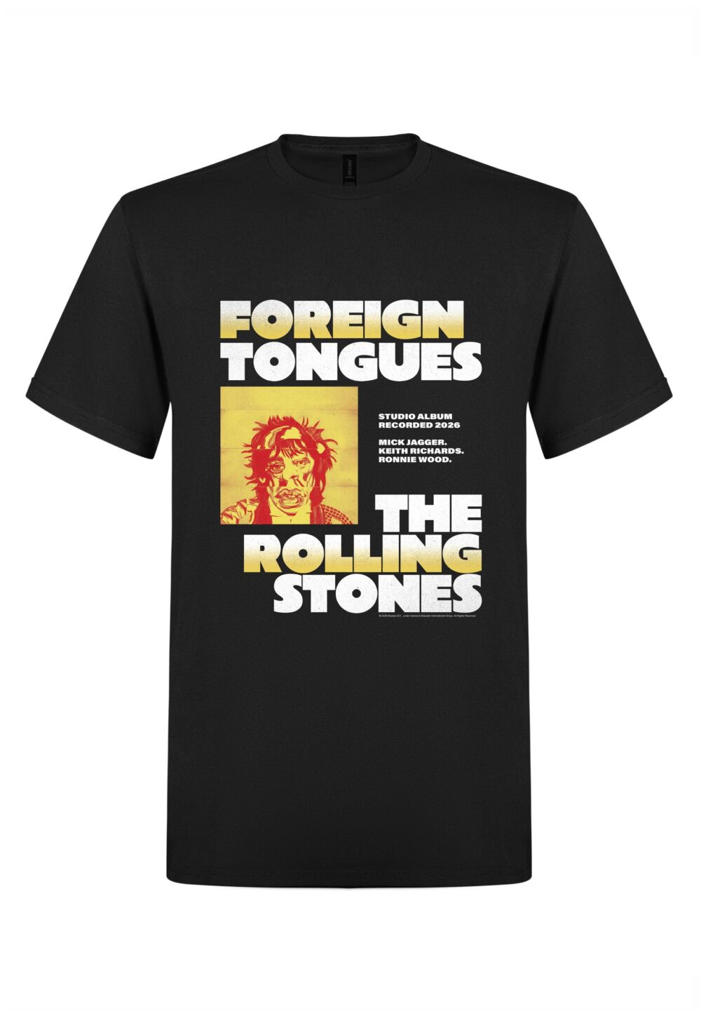 Rolling Stones Foreign Tongues Studioalbum T-Paita