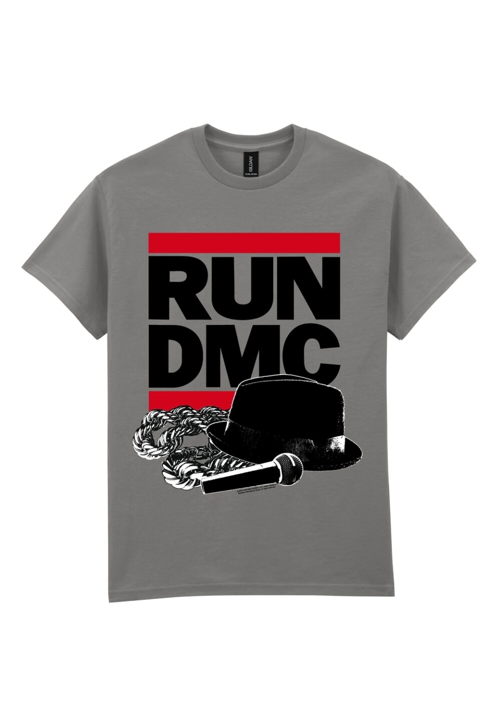 RUN DMC Hat And Chain T-Paita