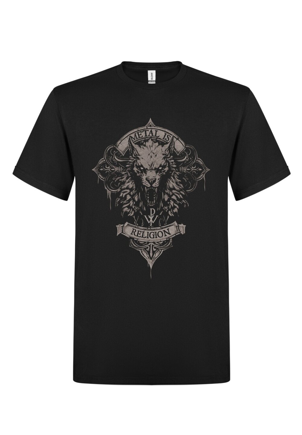 Powerwolf Wolfhead T-Paita