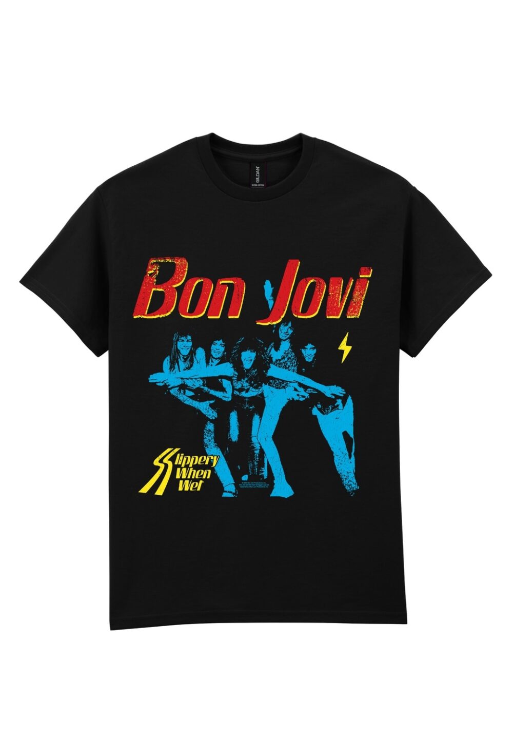 Bon Jovi Slippery When Wet T-Paita