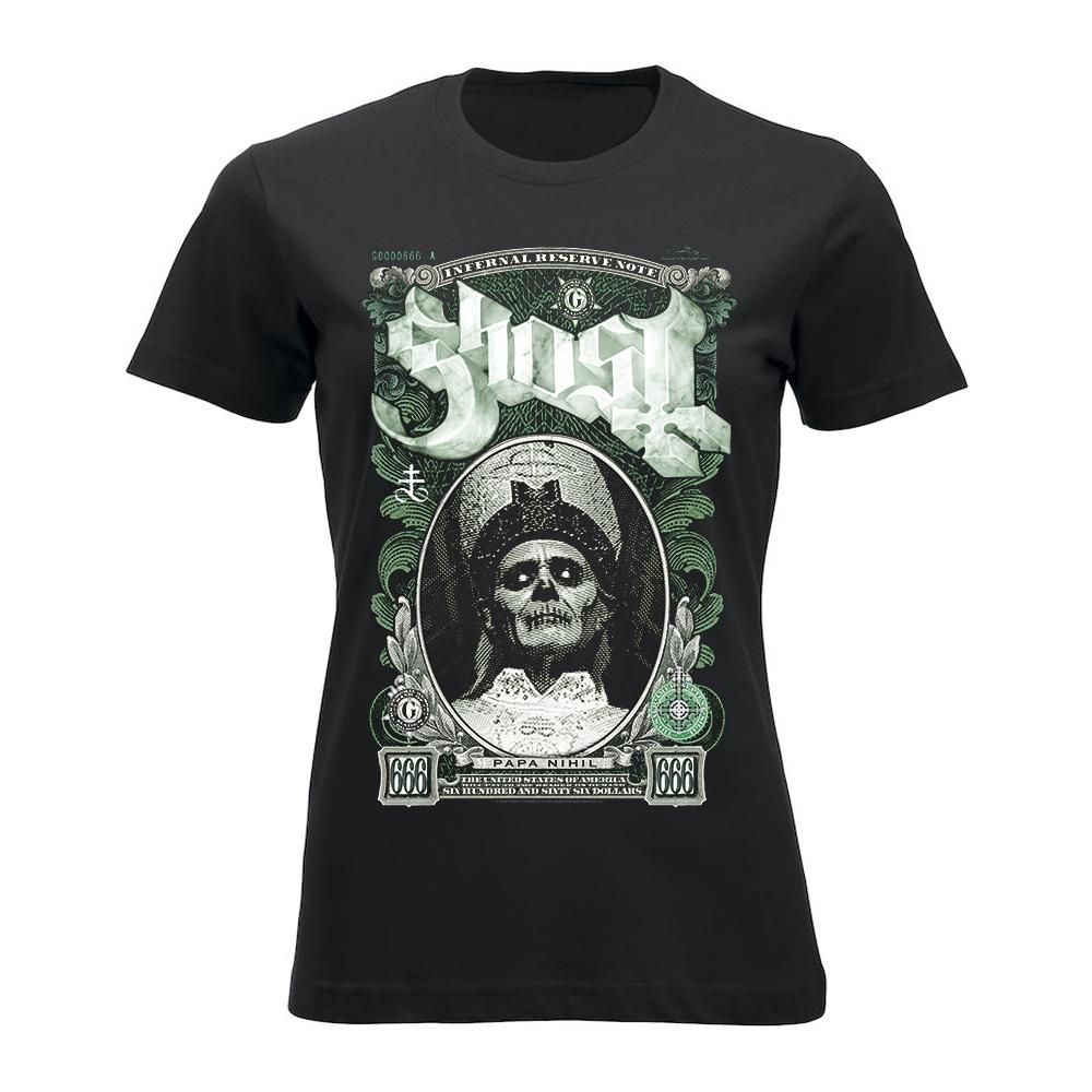 Ghost Papa nihil (lady) Naisten T-Paita