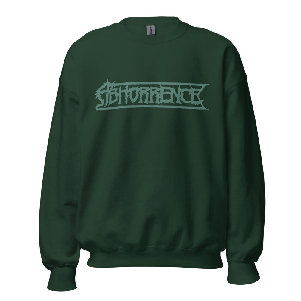 Abhorrence - Green Logo, Collegepaita