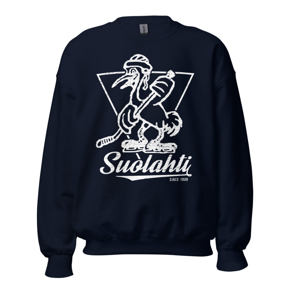 Suolahden Urho – Distressed Big Crane, Collegepaita