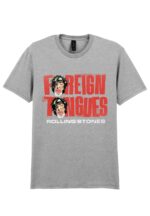 Rolling Stones Foreign Tongues Art Two Heads T-Paita