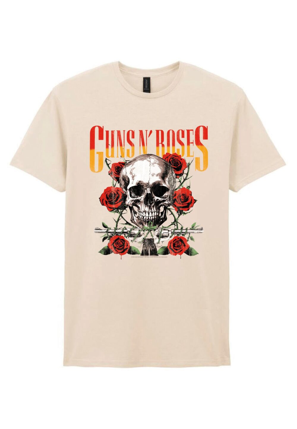 Guns N´Roses Rose Skull T-Paita