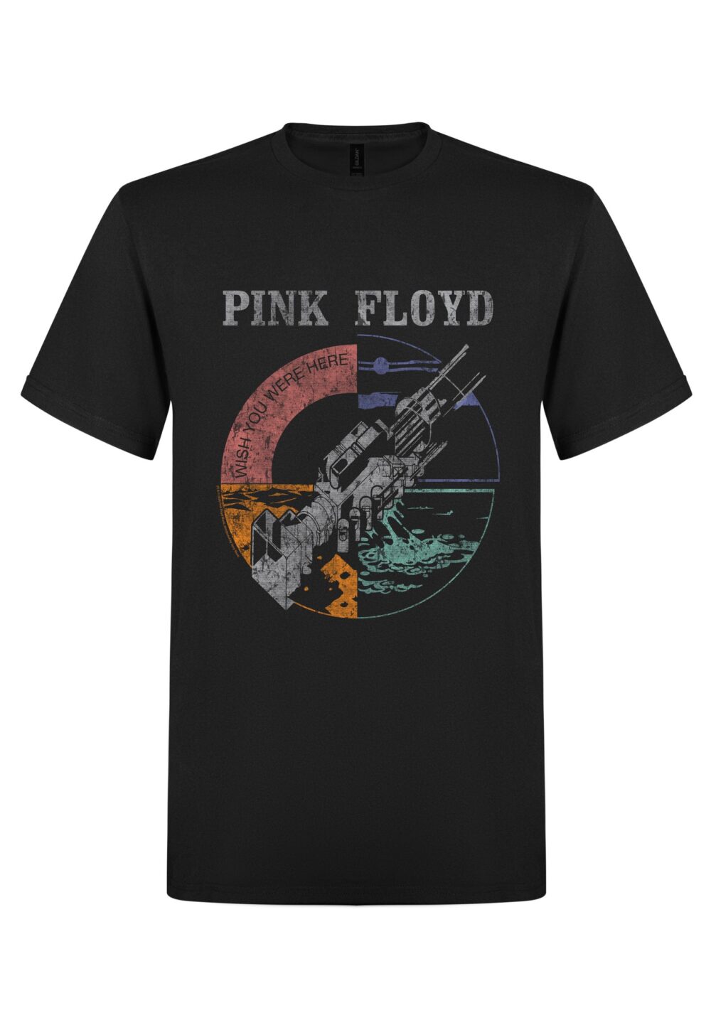Pink Floyd - Pink Floyd - Wish you were Distressed T-Paita