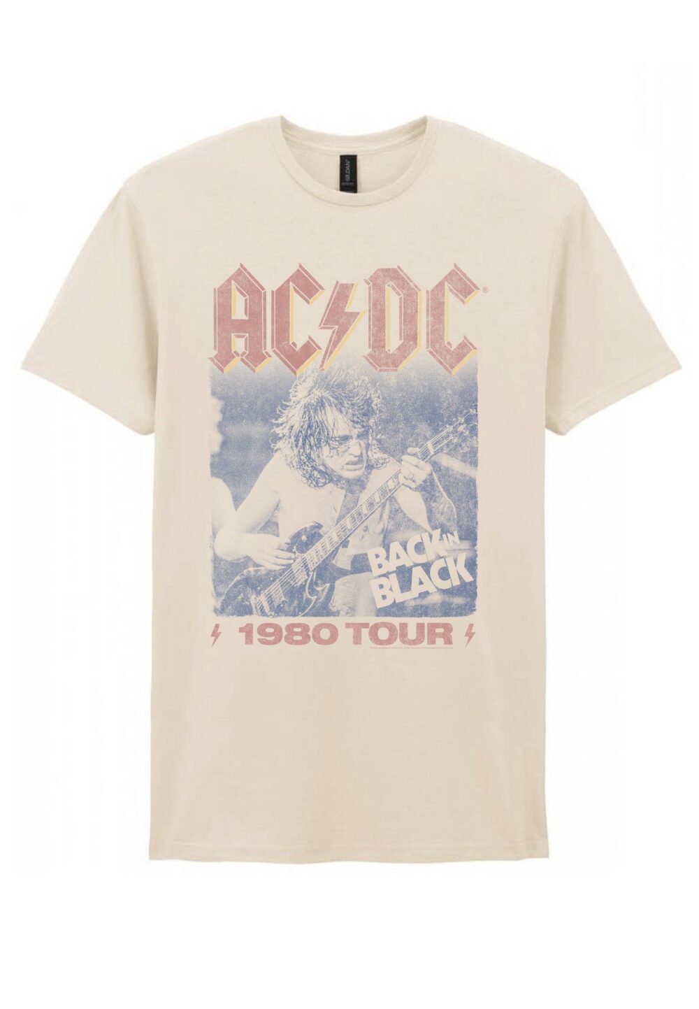 AC/DC Back In Black Angus Solo T-Paita