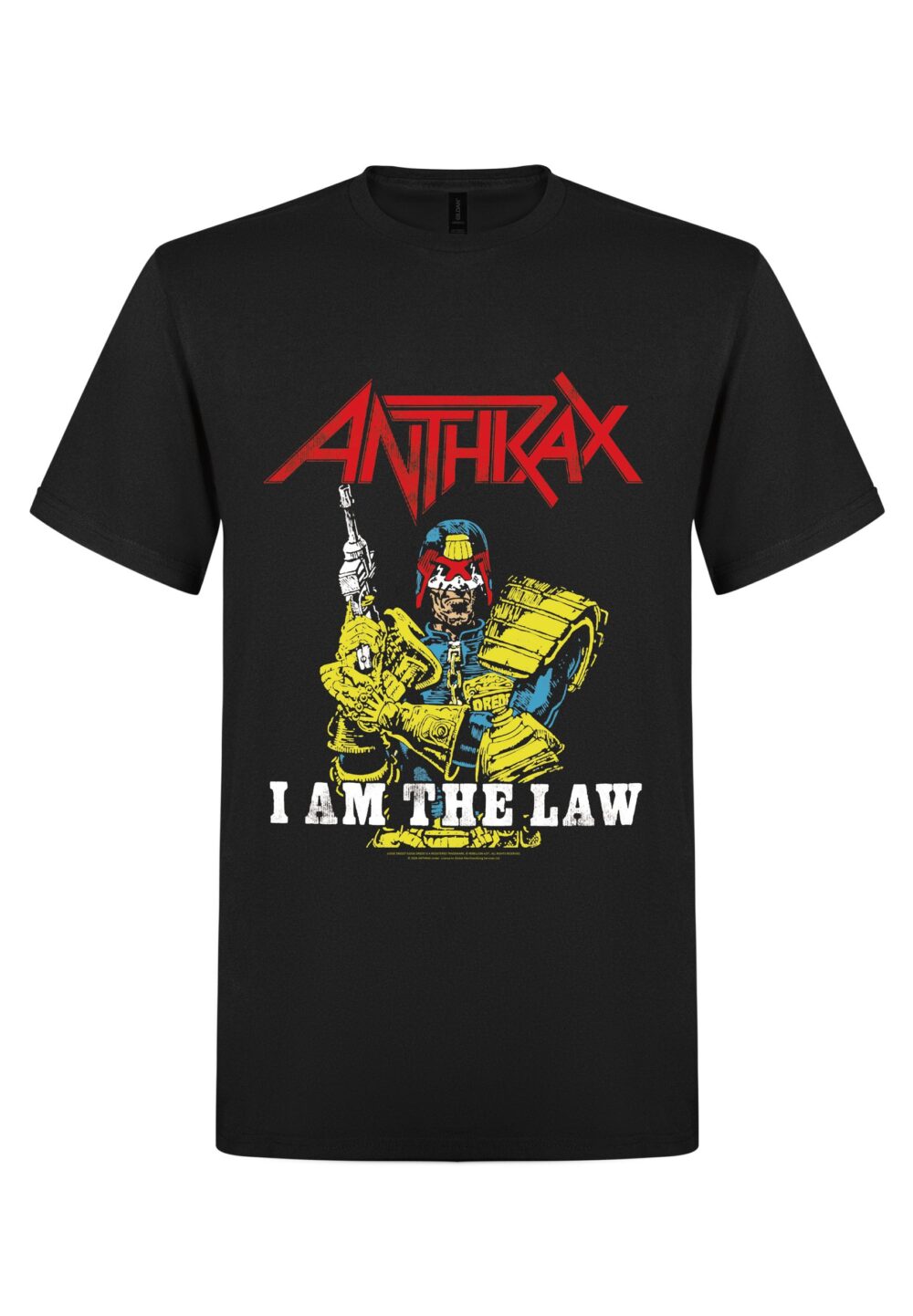 Anthrax I am The Law T-Paita