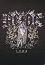 Ac/Dc Plug Me In Black Men Hoodie Huppari