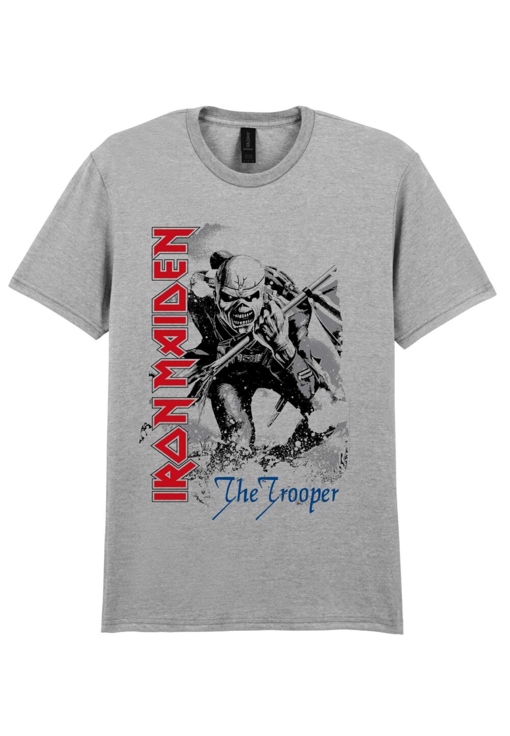 Iron Maiden Trooper Close-Up T-Paita
