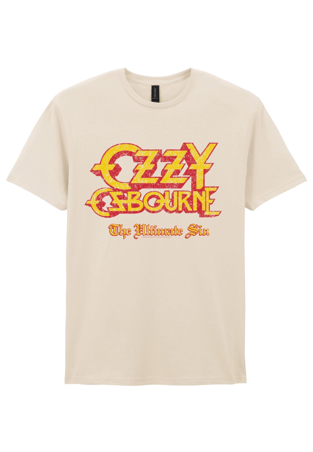 Ozzy Osbourne Logo Ultimate Sin T-Paita