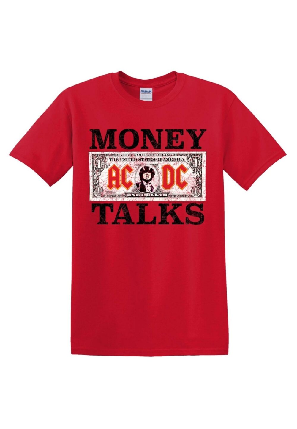 AC/DC Money Talks Punainen T-Paita