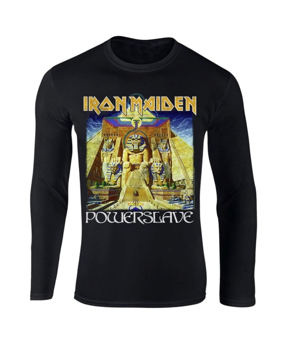 Iron Maiden Powerslave T-Paita Pitkähihainen