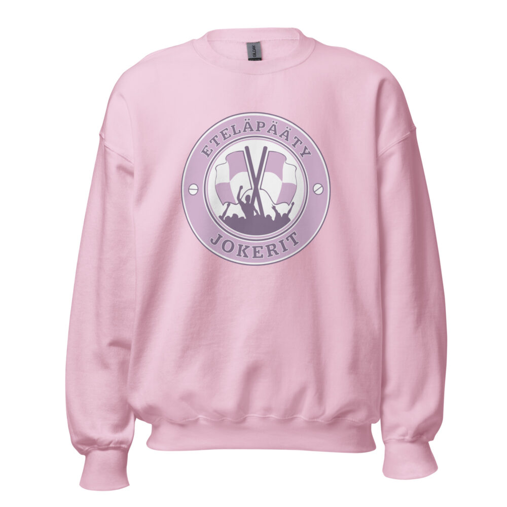 Eteläpääty – Crest Light Pink, Collegepaita