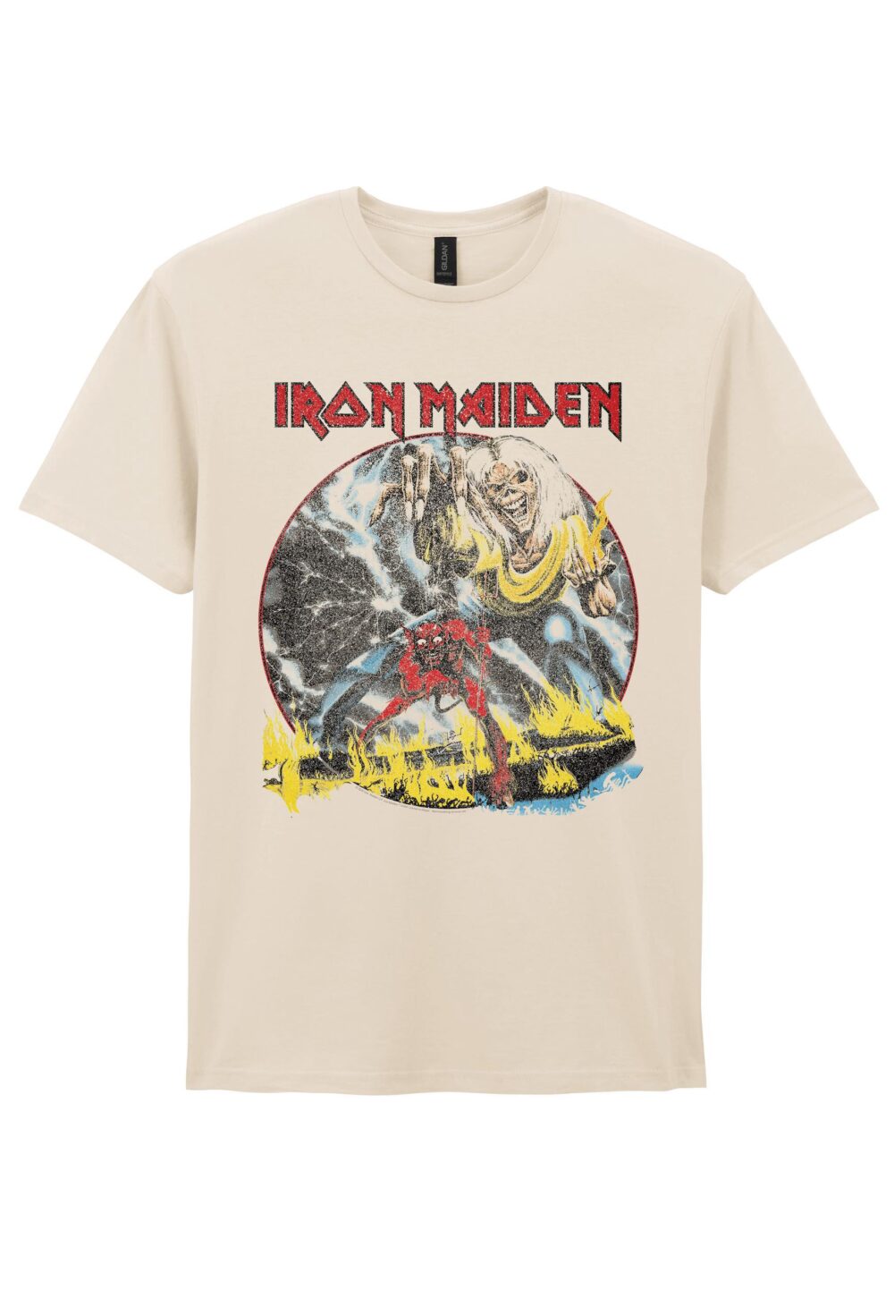 Iron Maiden Number Of The Beast Vintage T-Paita