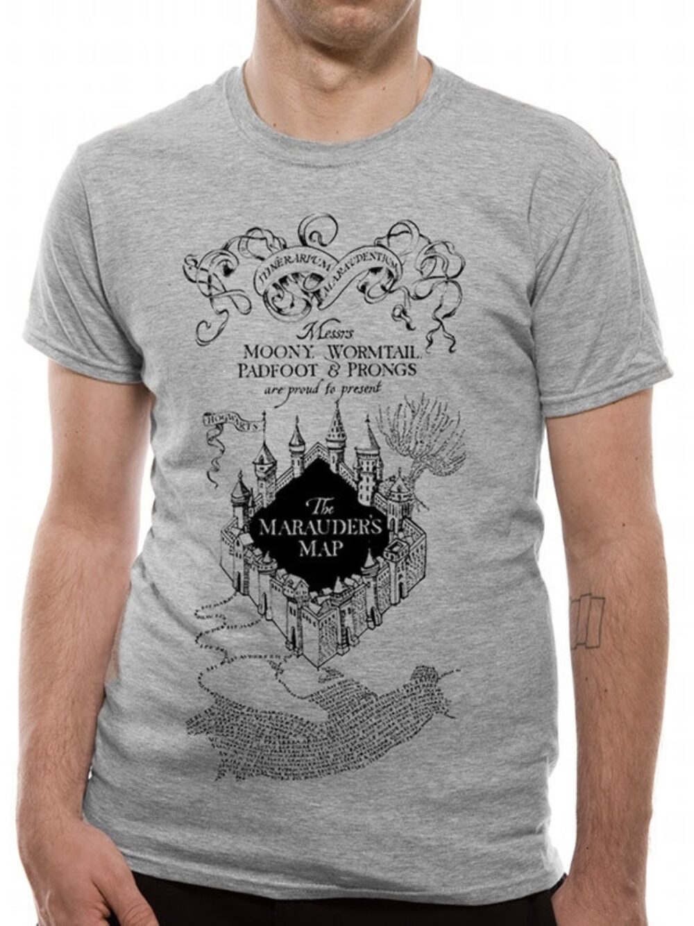 Harry Potter - Marauders Map T-Paita